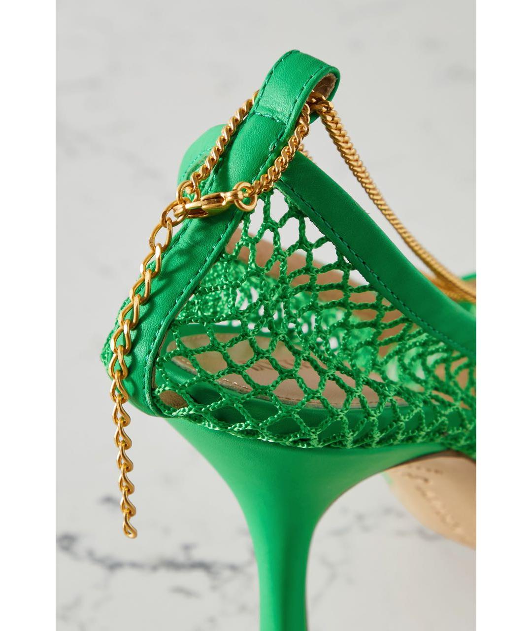 BOTTEGA VENETA Зеленые босоножки, фото 2