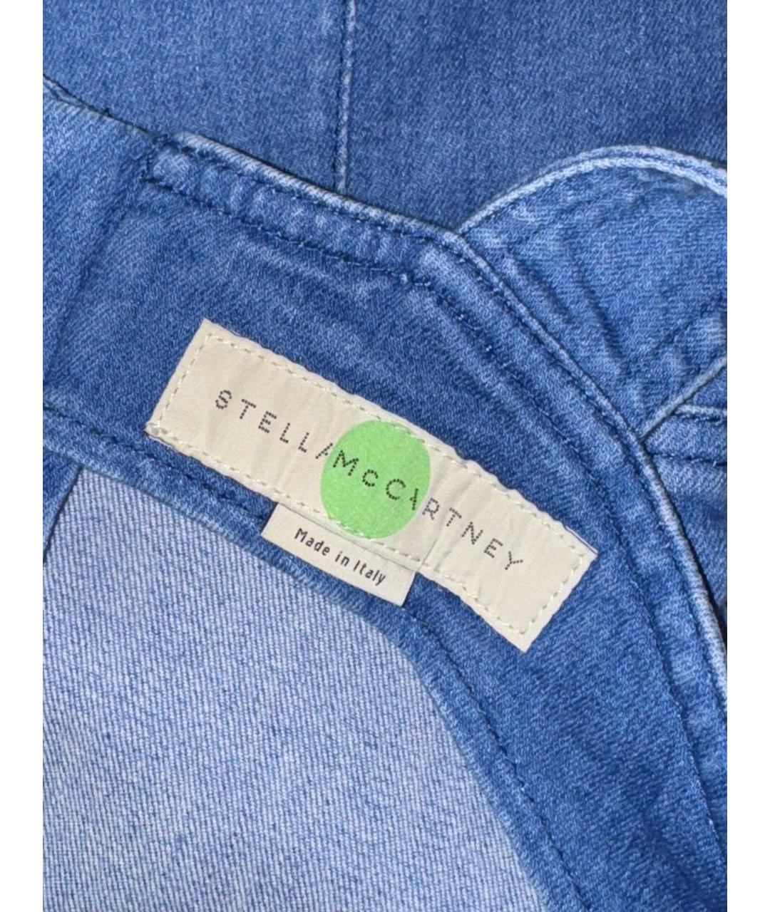 STELLA MCCARTNEY Голубой деним сарафан, фото 5