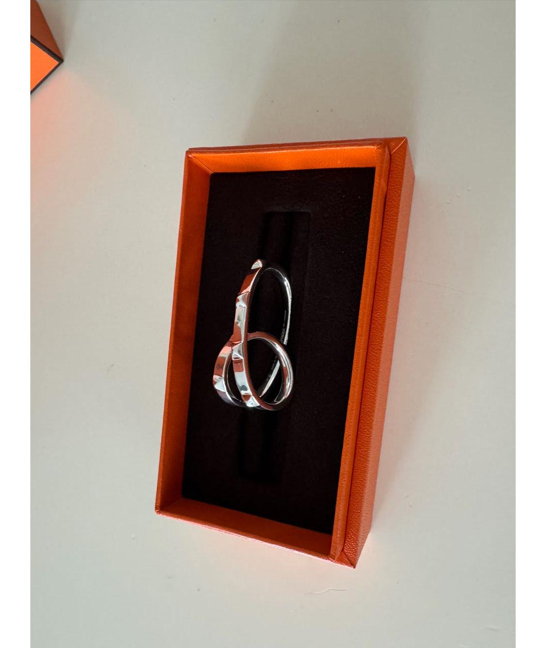 HERMES Серебряное серебряное кольцо, фото 6