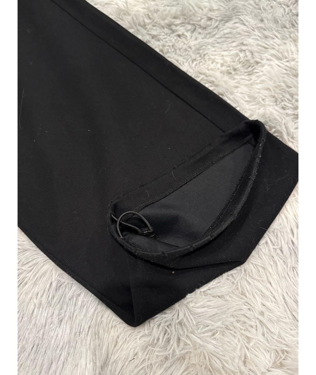 VETEMENTS Черные полиэстеровые повседневные брюки, фото 3
