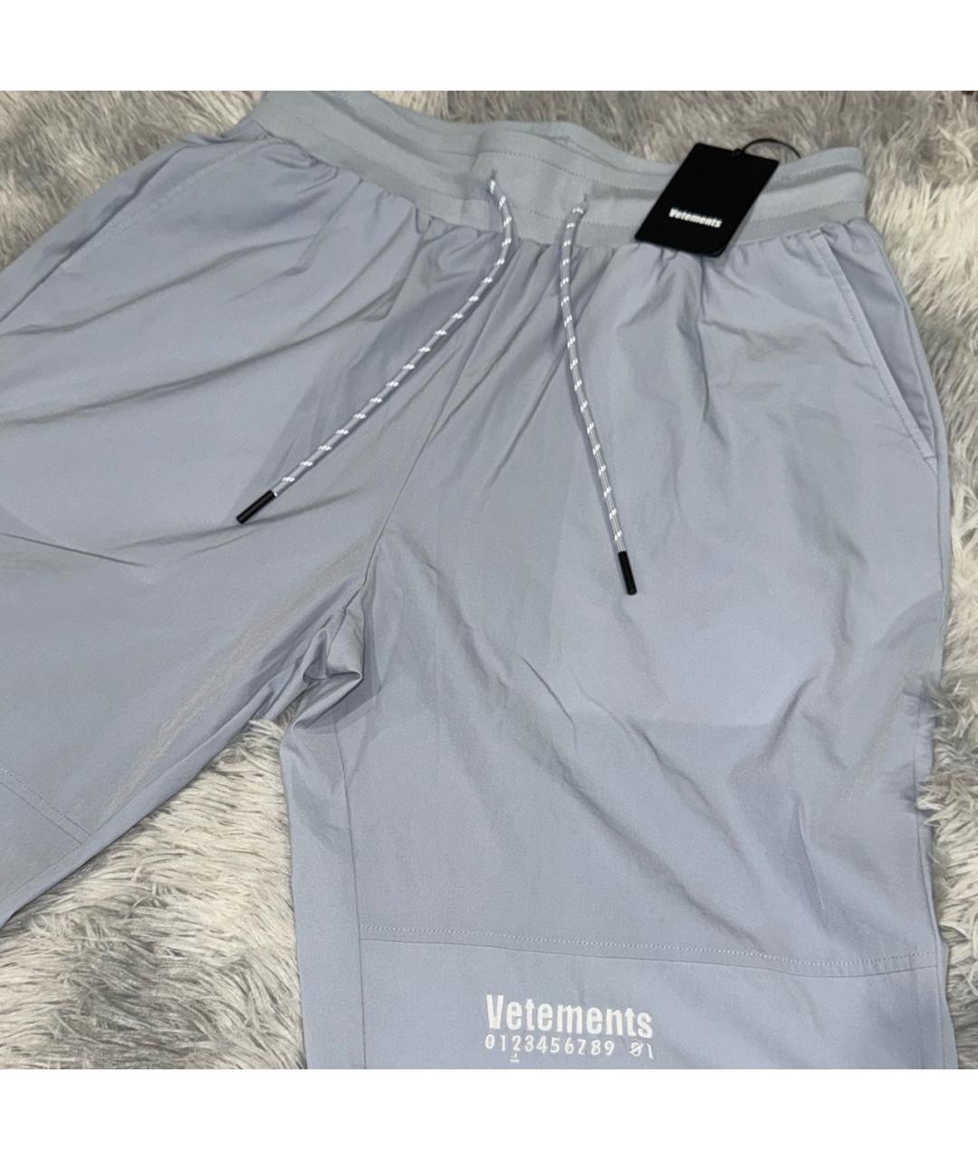 VETEMENTS Голубые повседневные брюки, фото 3
