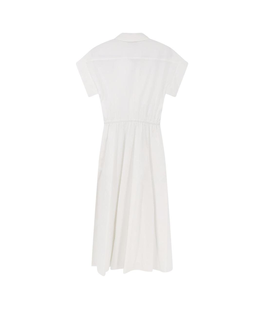 TORY BURCH Белое хлопковое платье, фото 2
