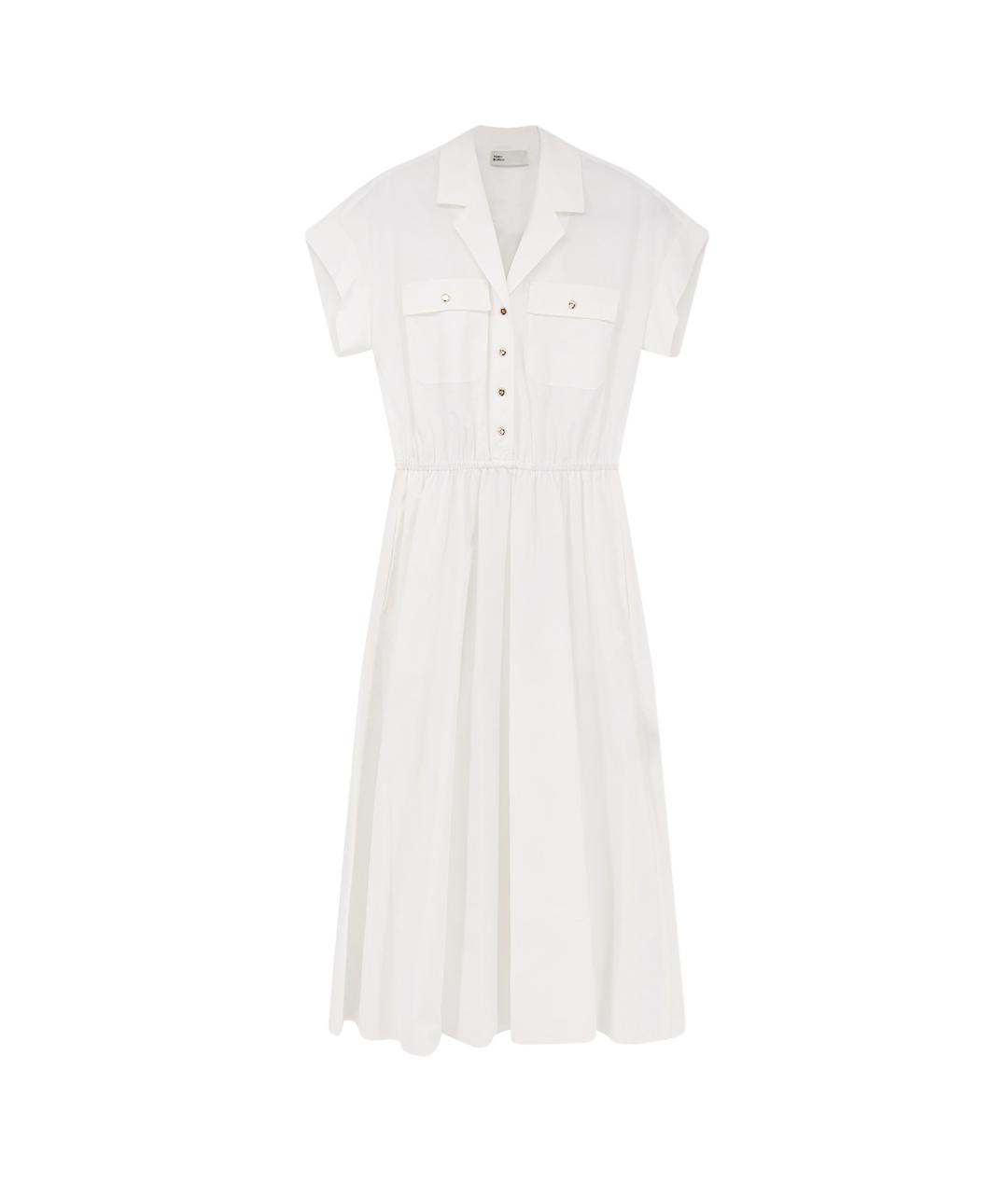 TORY BURCH Белое хлопковое платье, фото 1