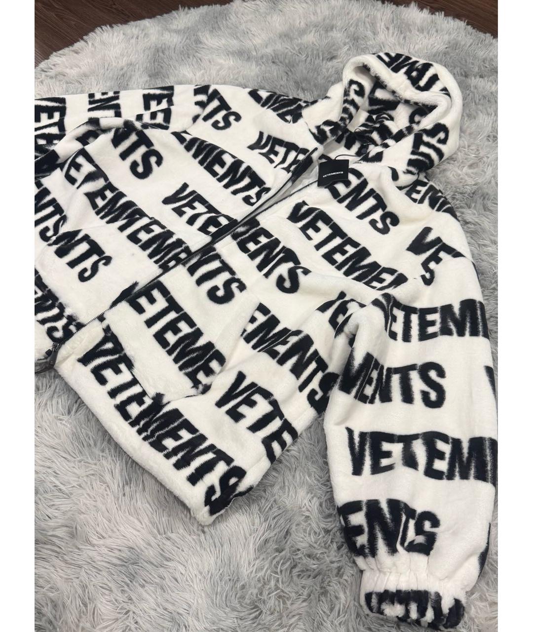 VETEMENTS Белая полиэстеровая куртка, фото 2