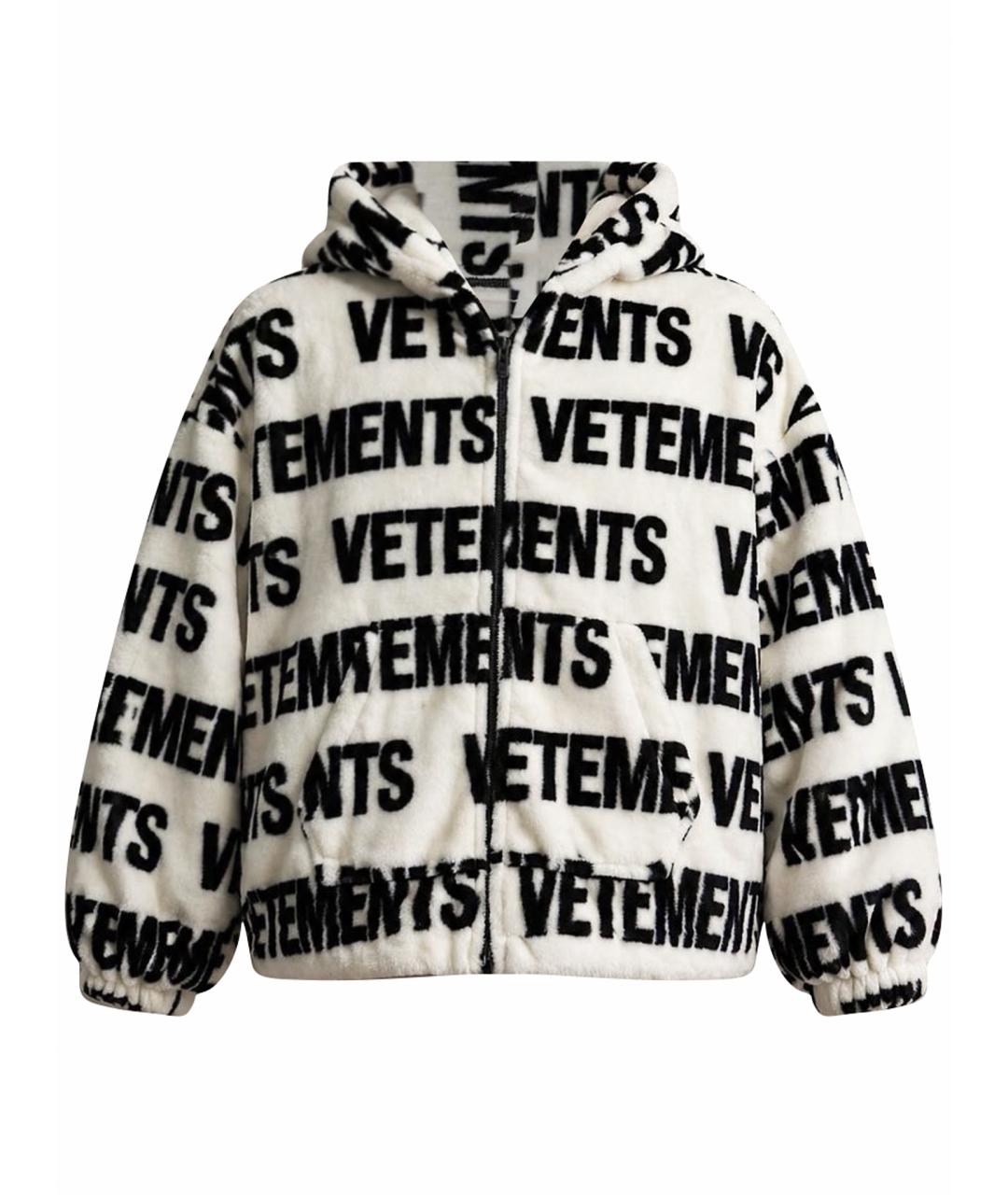 VETEMENTS Белая полиэстеровая куртка, фото 1