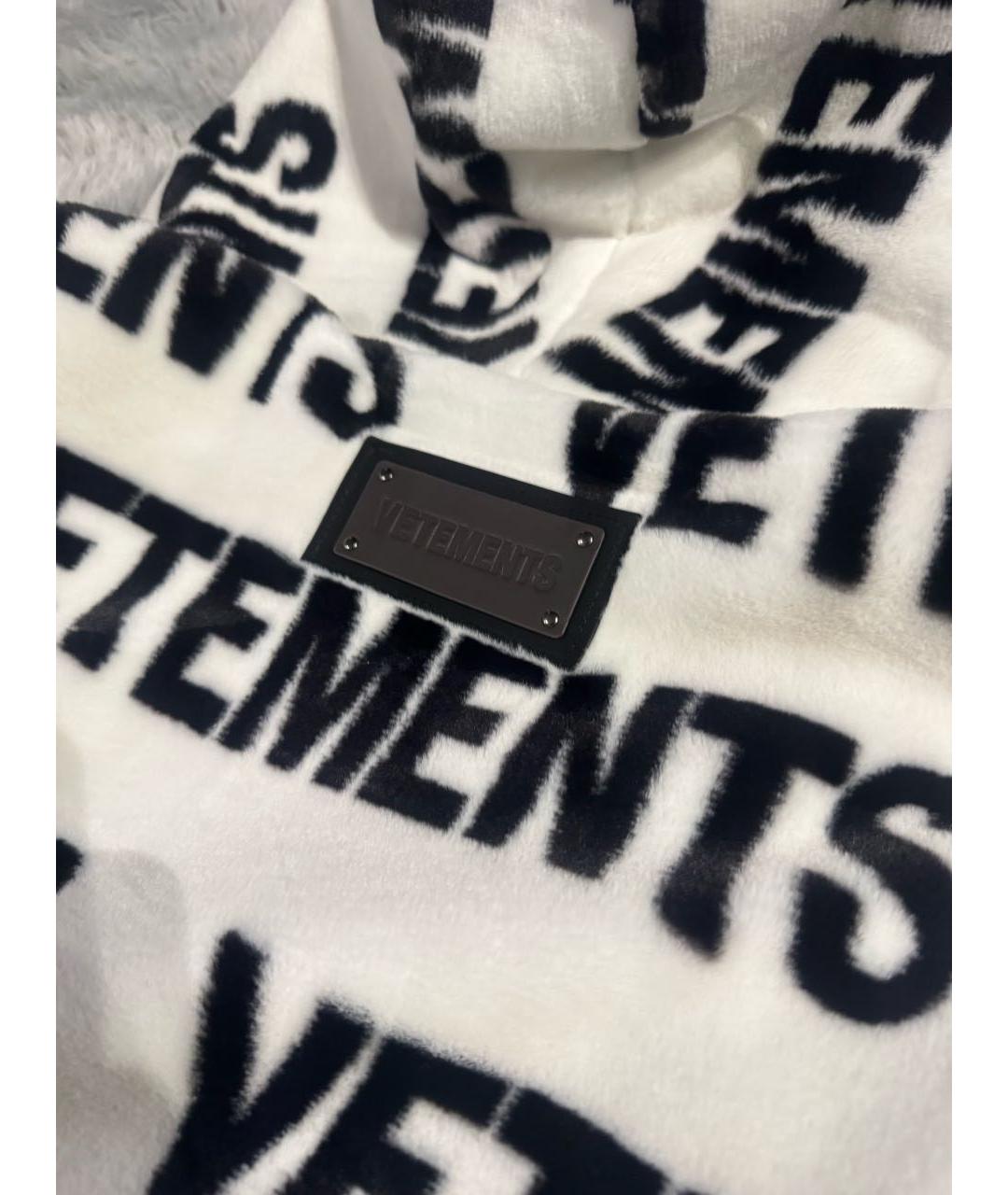 VETEMENTS Белая полиэстеровая куртка, фото 3