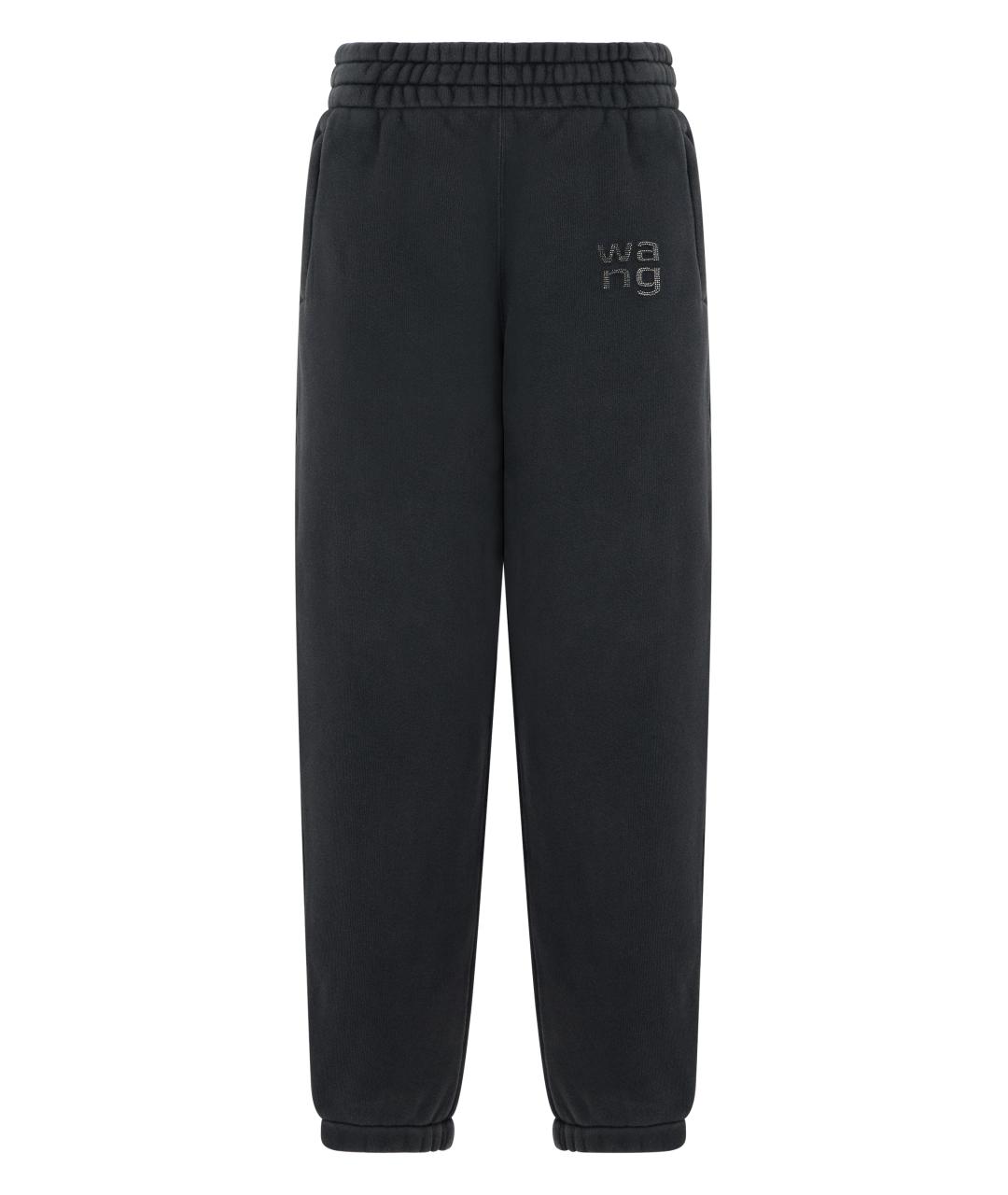 ALEXANDER WANG Черные хлопковые спортивные брюки и шорты, фото 1