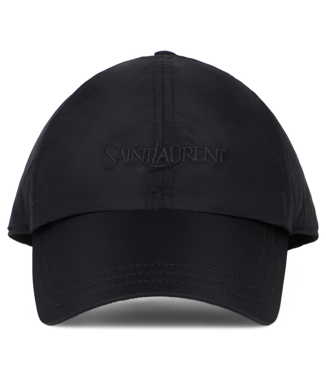 SAINT LAURENT Черная кепка, фото 1