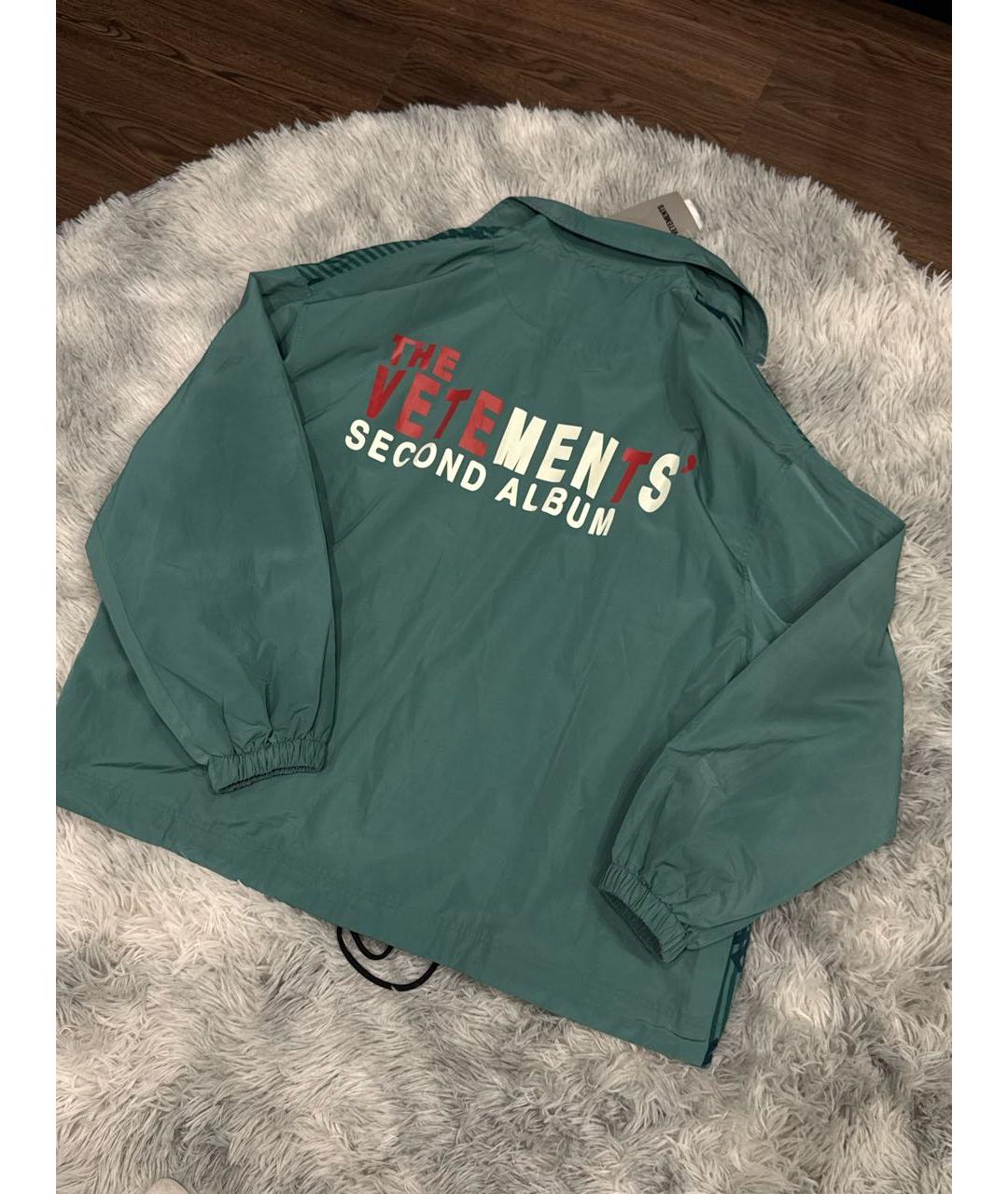 VETEMENTS Зеленая полиэстеровая куртка, фото 2