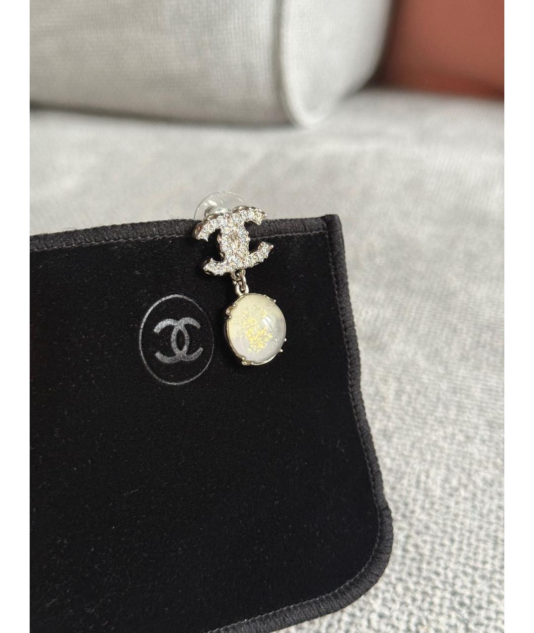 CHANEL Серебряные серьги, фото 7