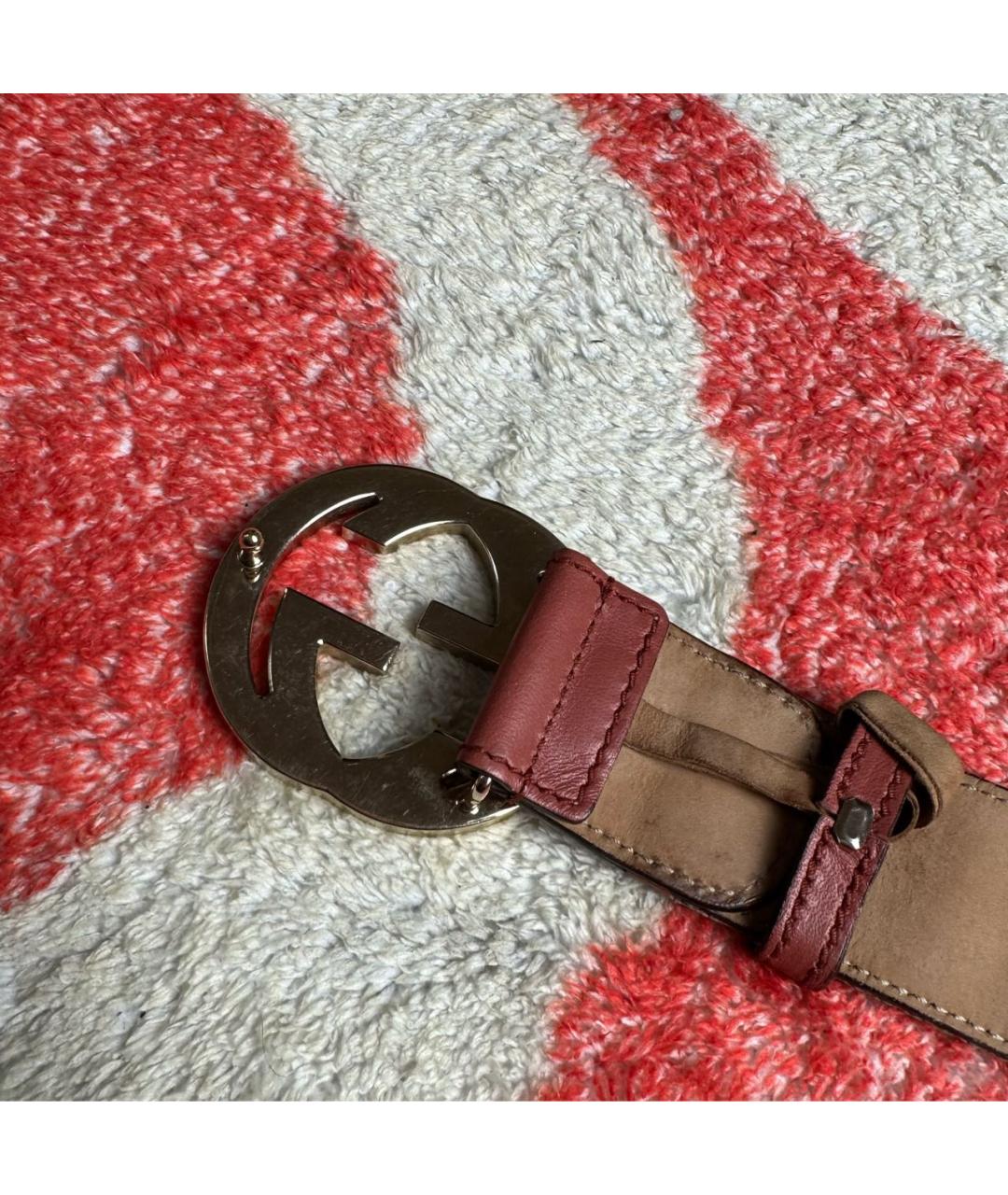 GUCCI Красный ремень, фото 2