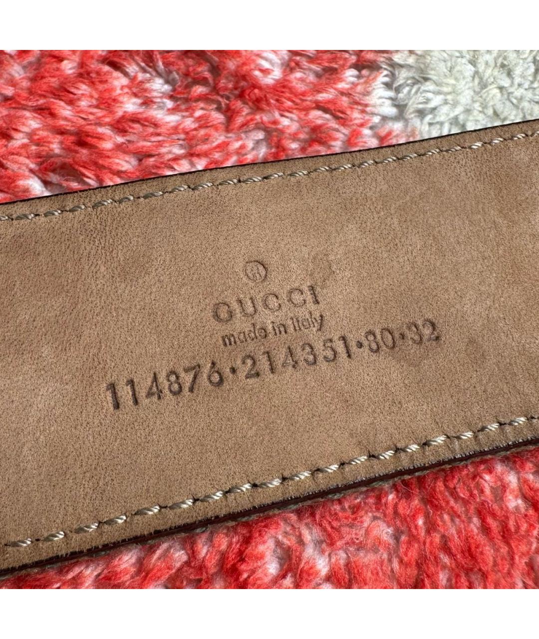 GUCCI Красный ремень, фото 3