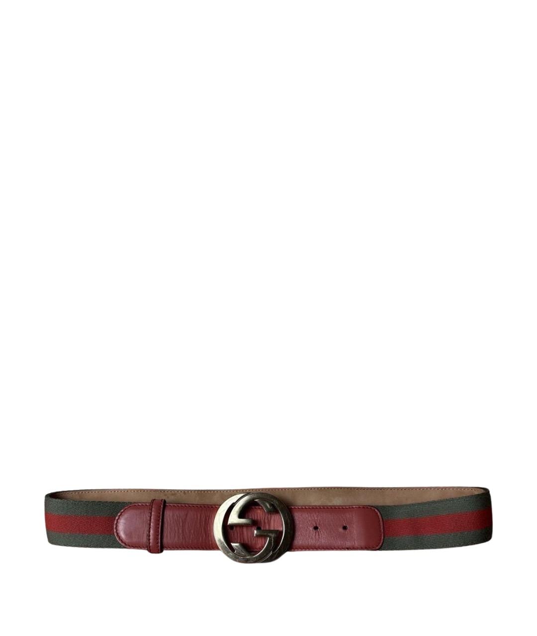 GUCCI Красный ремень, фото 1