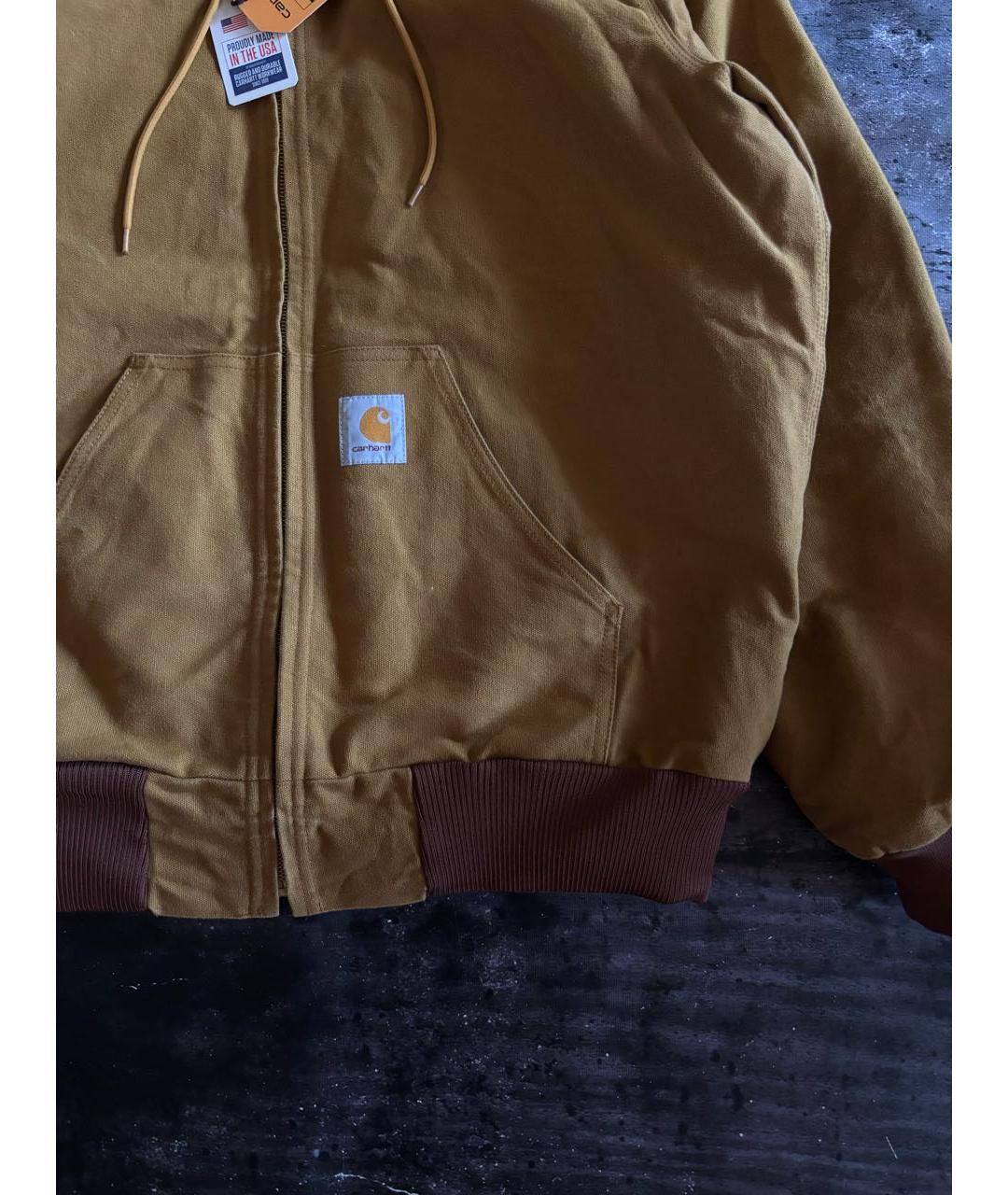 CARHARTT Бежевая хлопковая куртка, фото 4