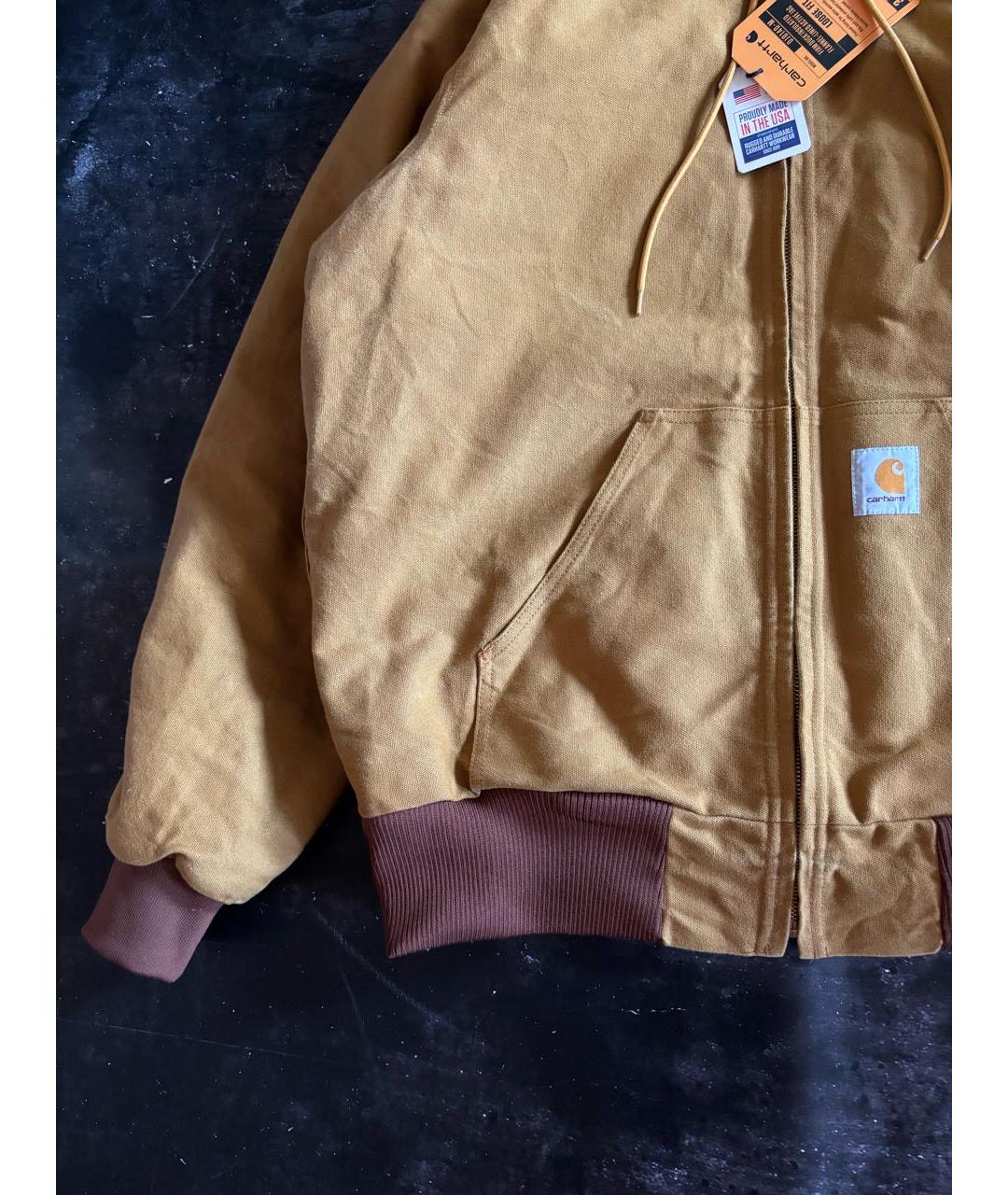 CARHARTT Бежевая хлопковая куртка, фото 5