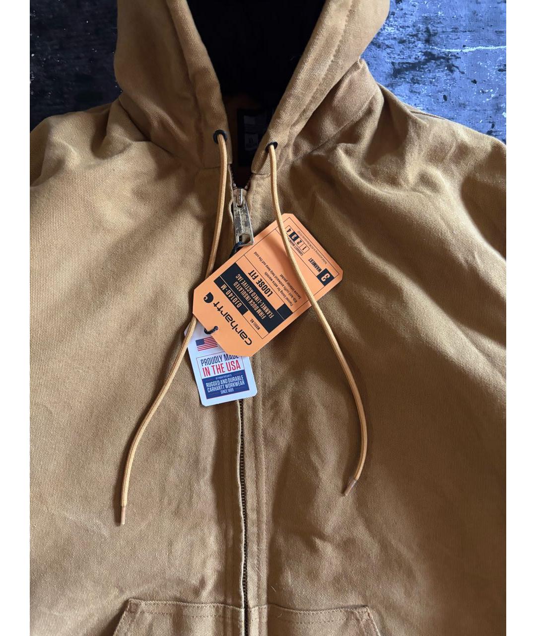 CARHARTT Бежевая хлопковая куртка, фото 3