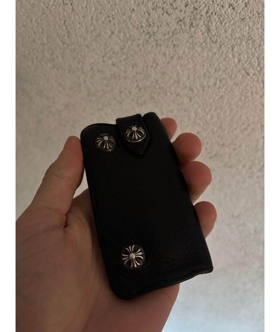 CHROME HEARTS Черная ключница, фото 4