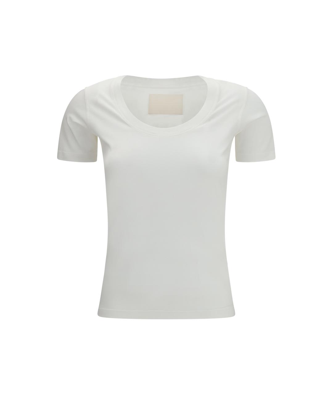 PHOEBE PHILO Белая хлопковая футболка, фото 1