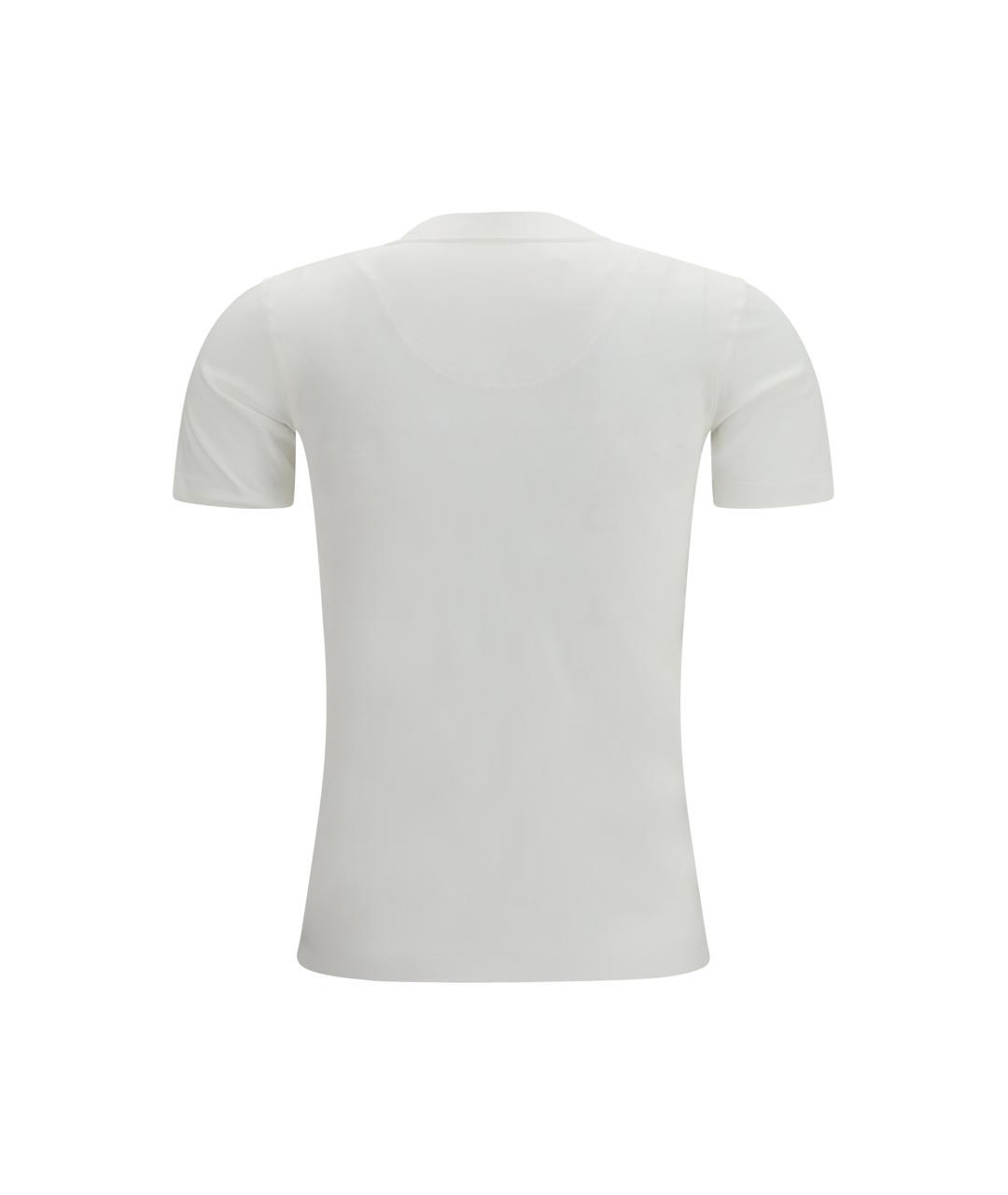 PHOEBE PHILO Белая хлопковая футболка, фото 2