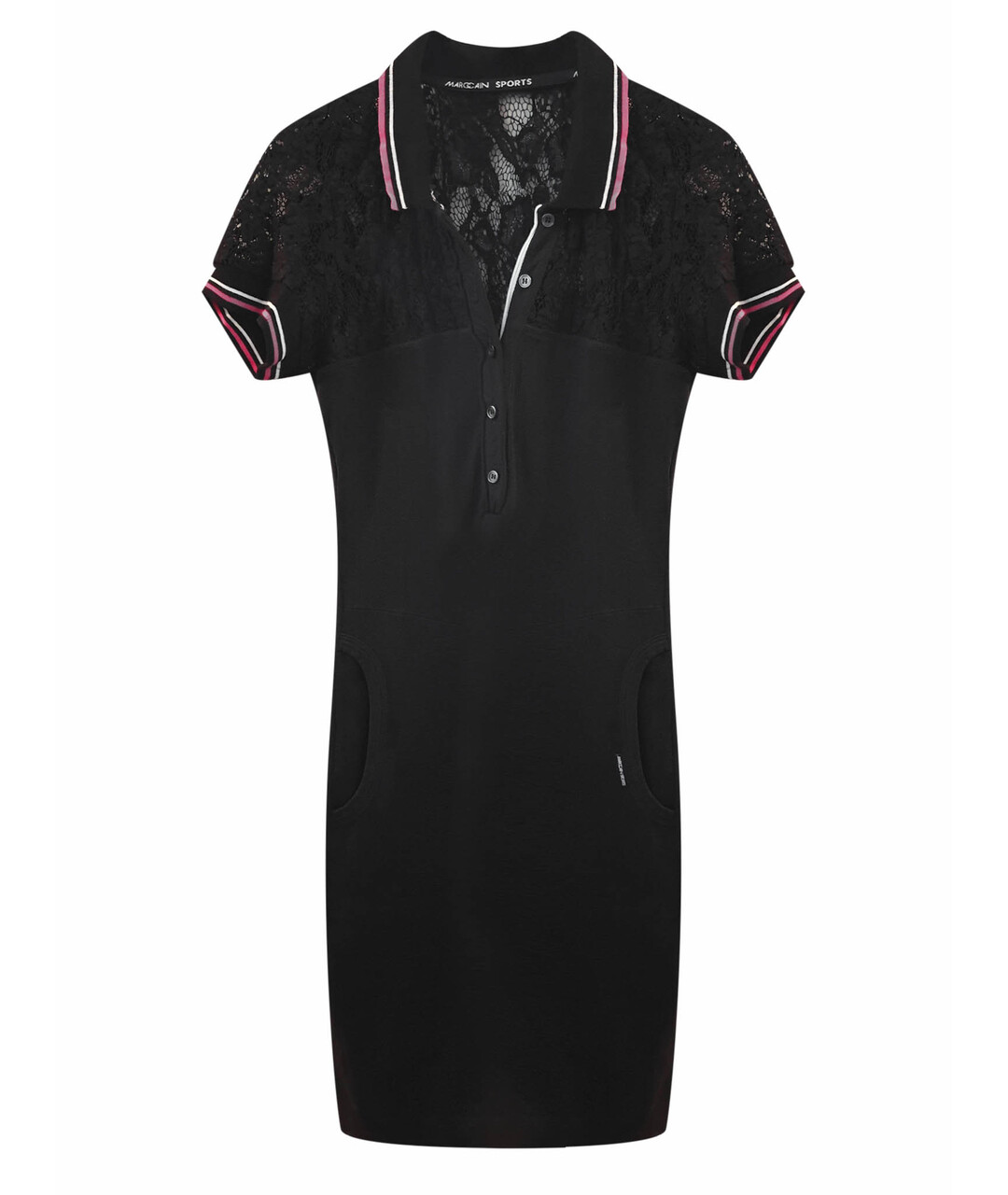 MARC CAIN Черное хлопковое платье, фото 1