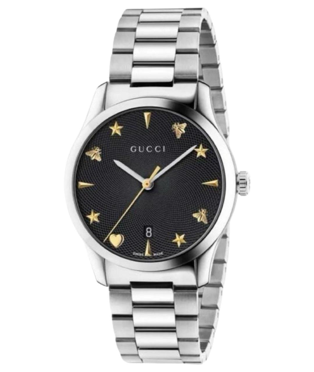 GUCCI Серебряные часы, фото 1