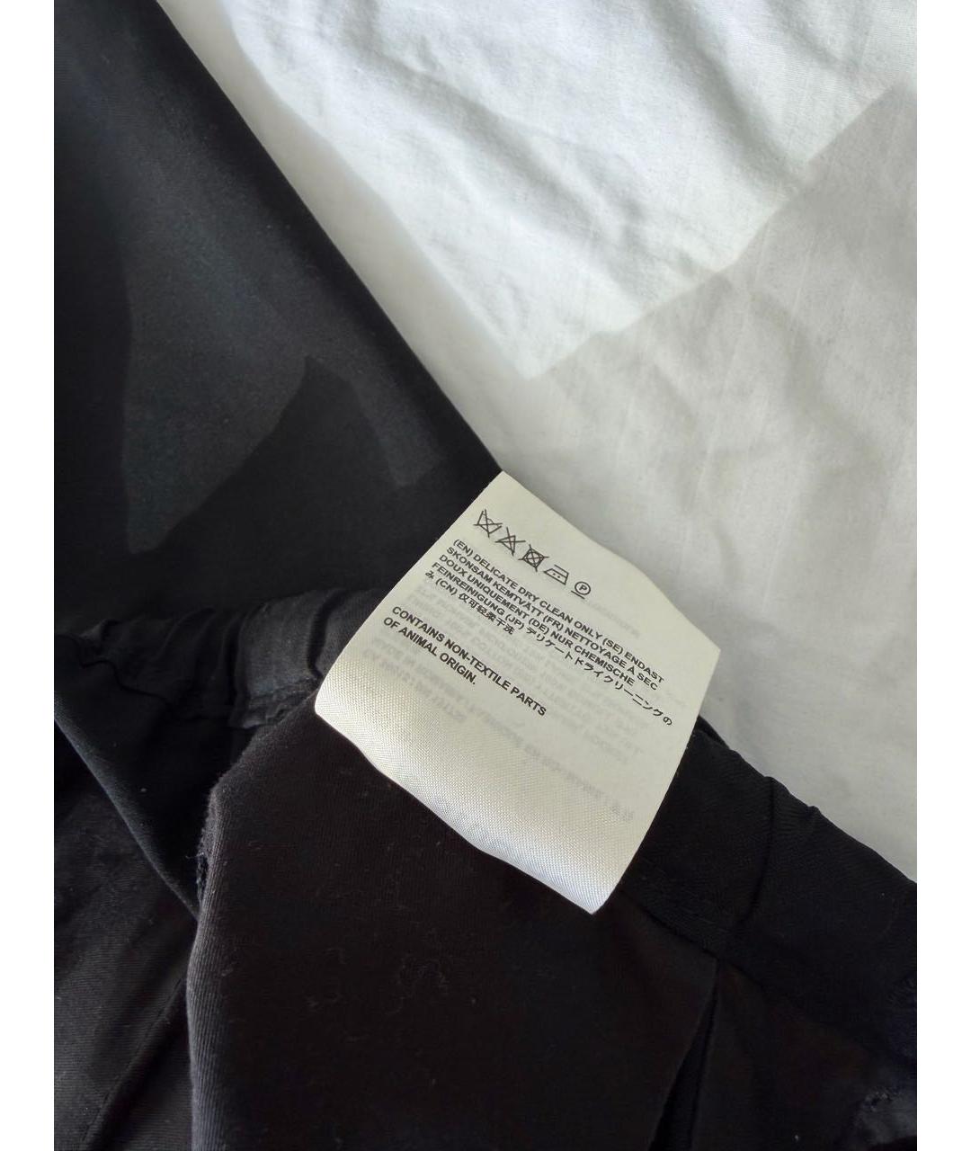 ACNE STUDIOS Черные шерстяные классические брюки, фото 5