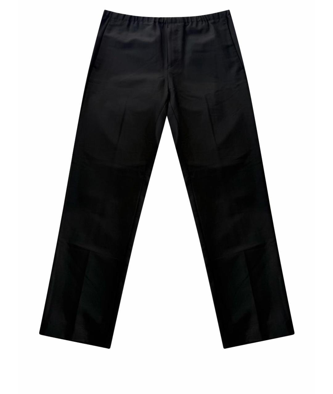 ACNE STUDIOS Черные шерстяные классические брюки, фото 1