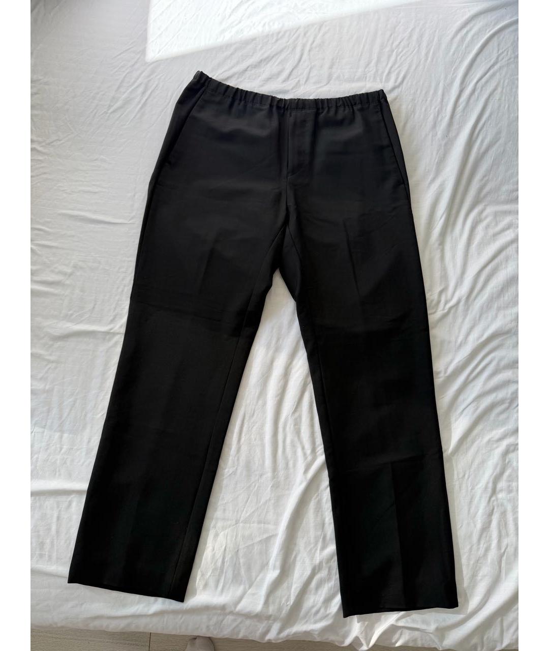 ACNE STUDIOS Черные шерстяные классические брюки, фото 6
