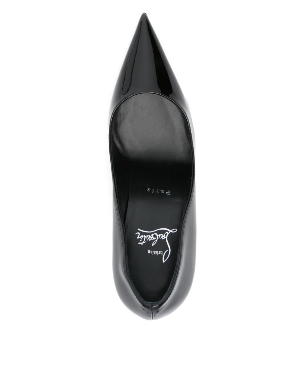 CHRISTIAN LOUBOUTIN Черные туфли из лакированной кожи, фото 3