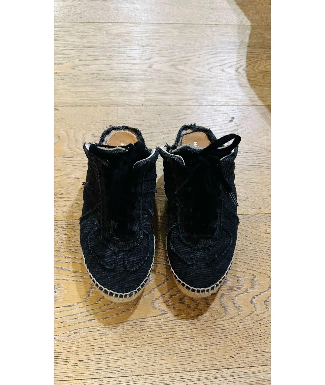 MAISON MARGIELA Серые текстильные мюли, фото 3