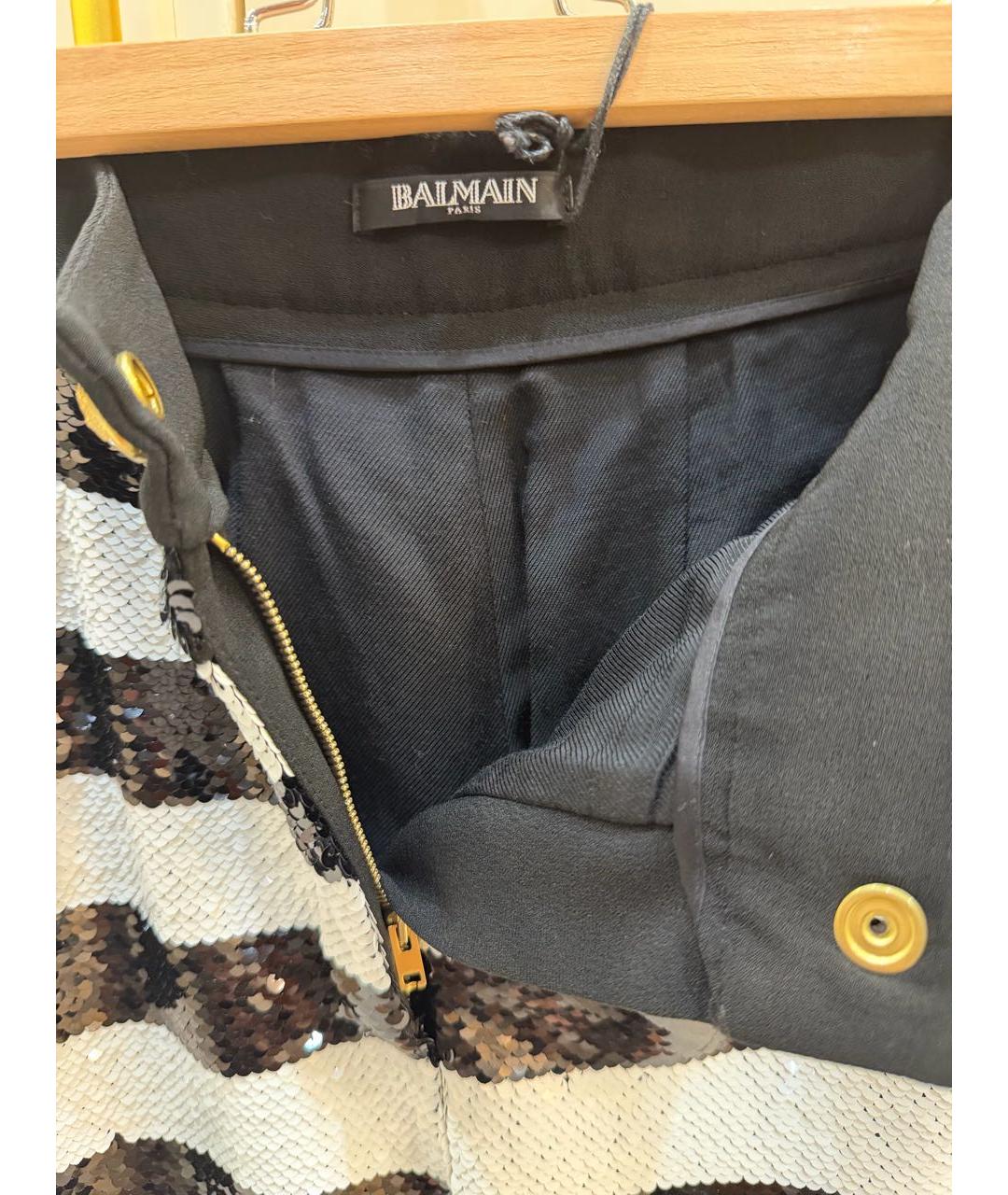 BALMAIN Белые брюки широкие, фото 3