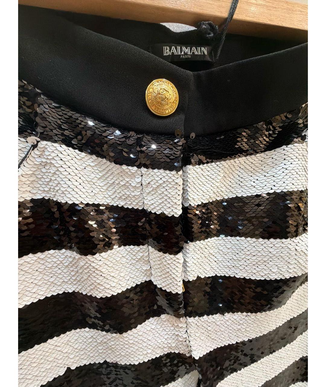 BALMAIN Белые брюки широкие, фото 4