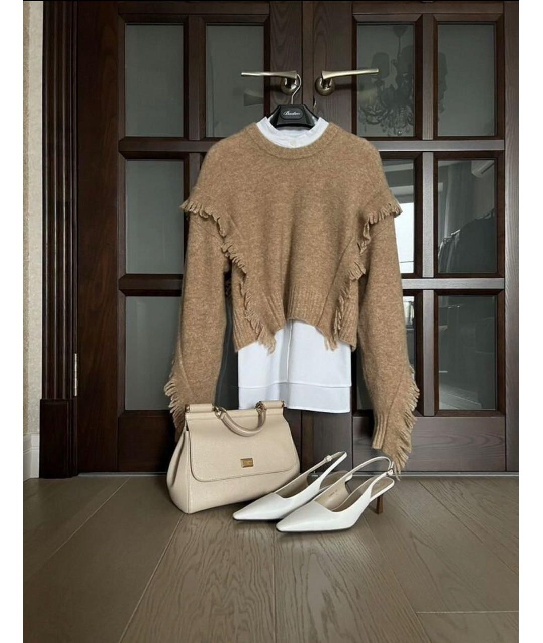 3.1 PHILLIP LIM Бежевый шерстяной джемпер / свитер, фото 6