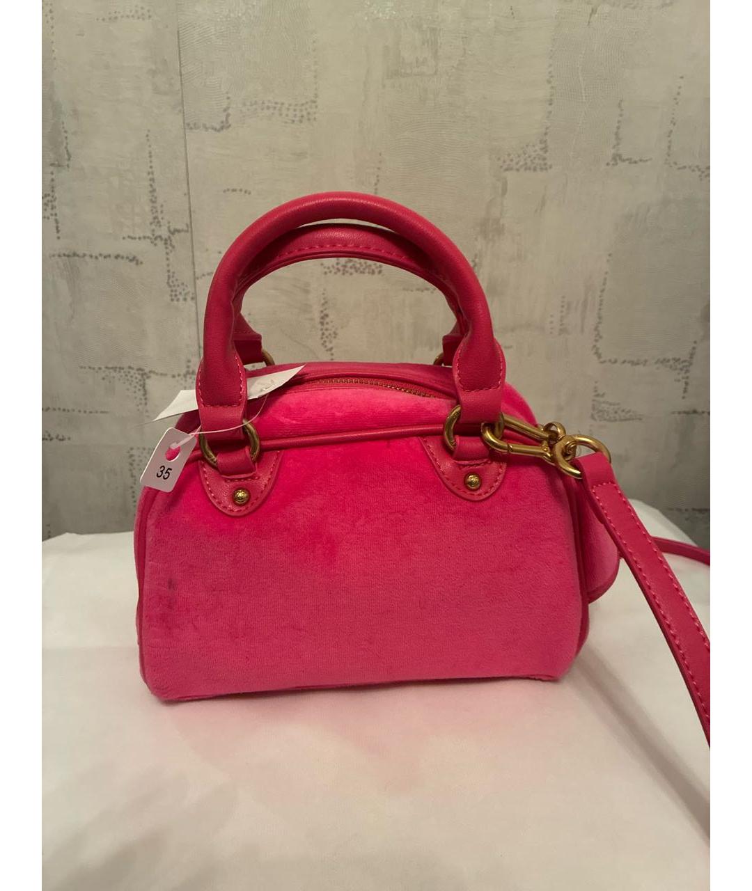 JUICY COUTURE Розовая сумка с короткими ручками, фото 3