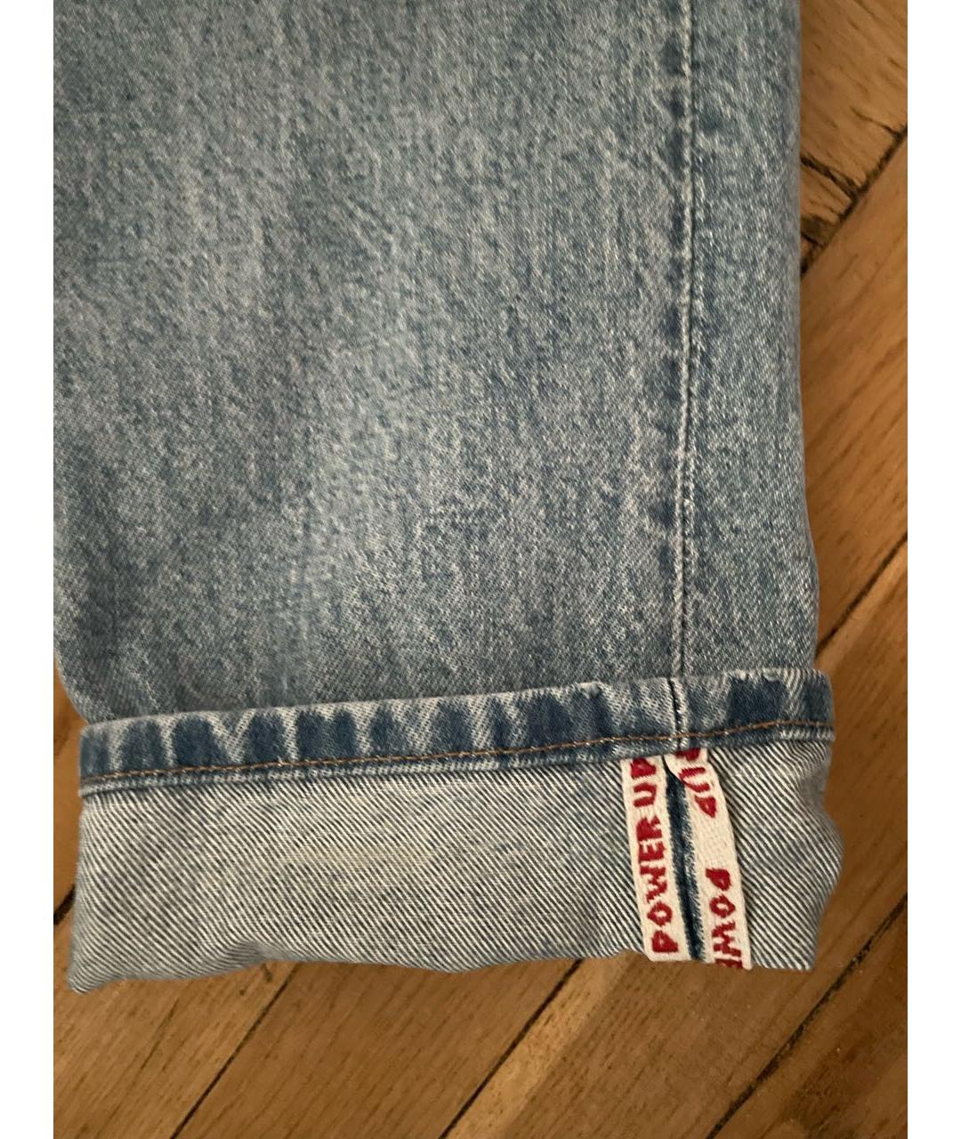 LEVI'S Голубые хлопковые прямые джинсы, фото 8