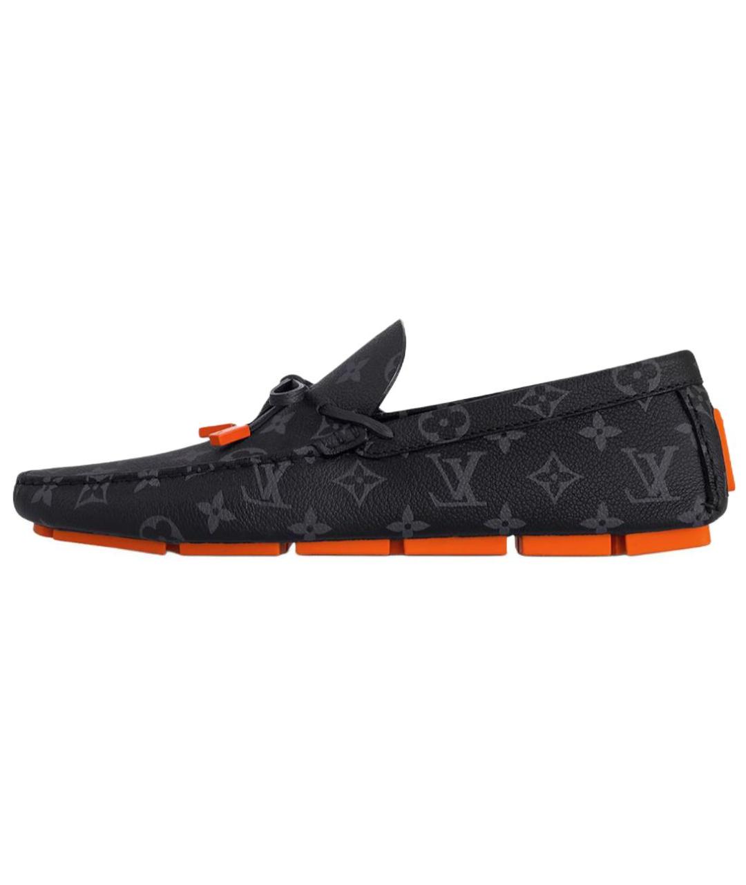 LOUIS VUITTON Черные мокасины, фото 6