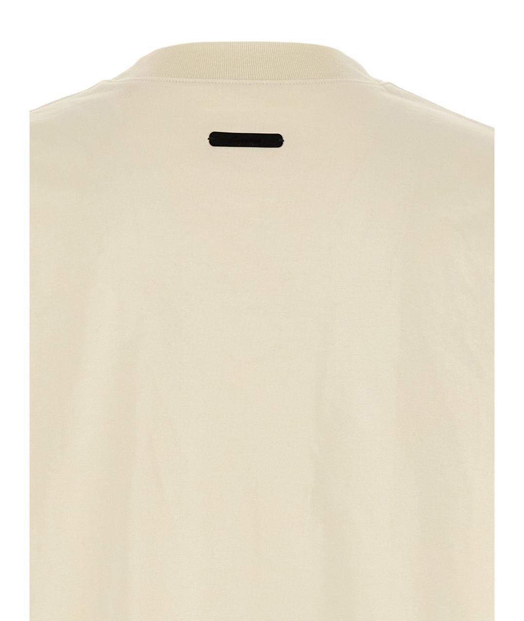 FEAR OF GOD ESSENTIALS Белая хлопковая футболка, фото 4