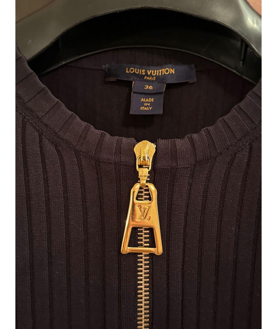 LOUIS VUITTON Черное повседневное платье, фото 7