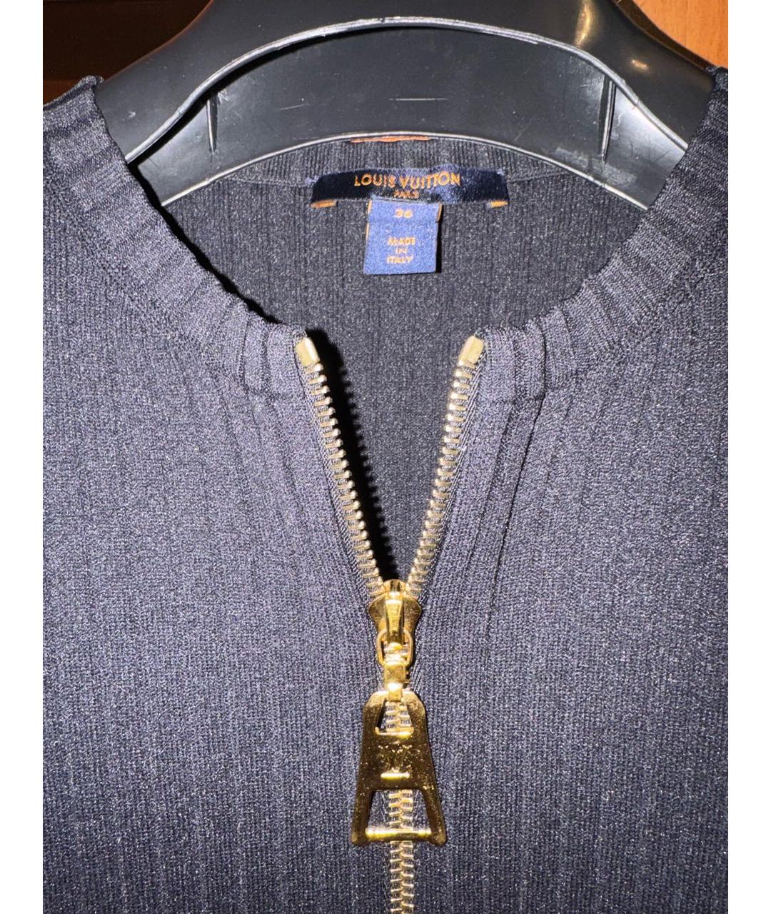 LOUIS VUITTON Черное повседневное платье, фото 8