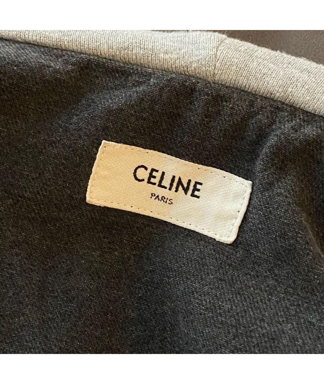 CELINE Черная хлопковая куртка, фото 4