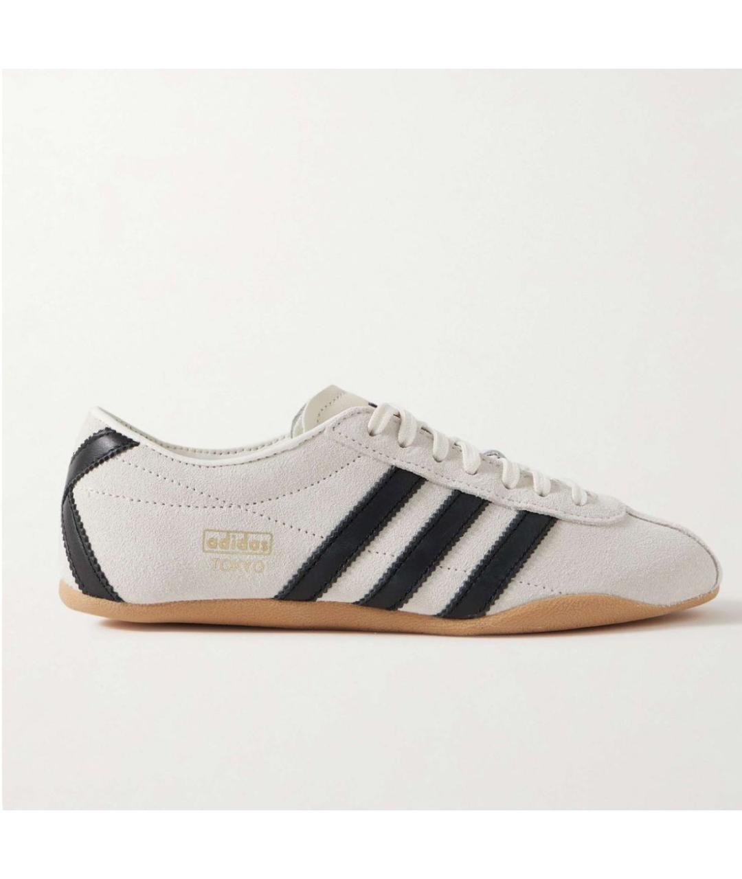 ADIDAS Бежевые замшевые кеды, фото 9
