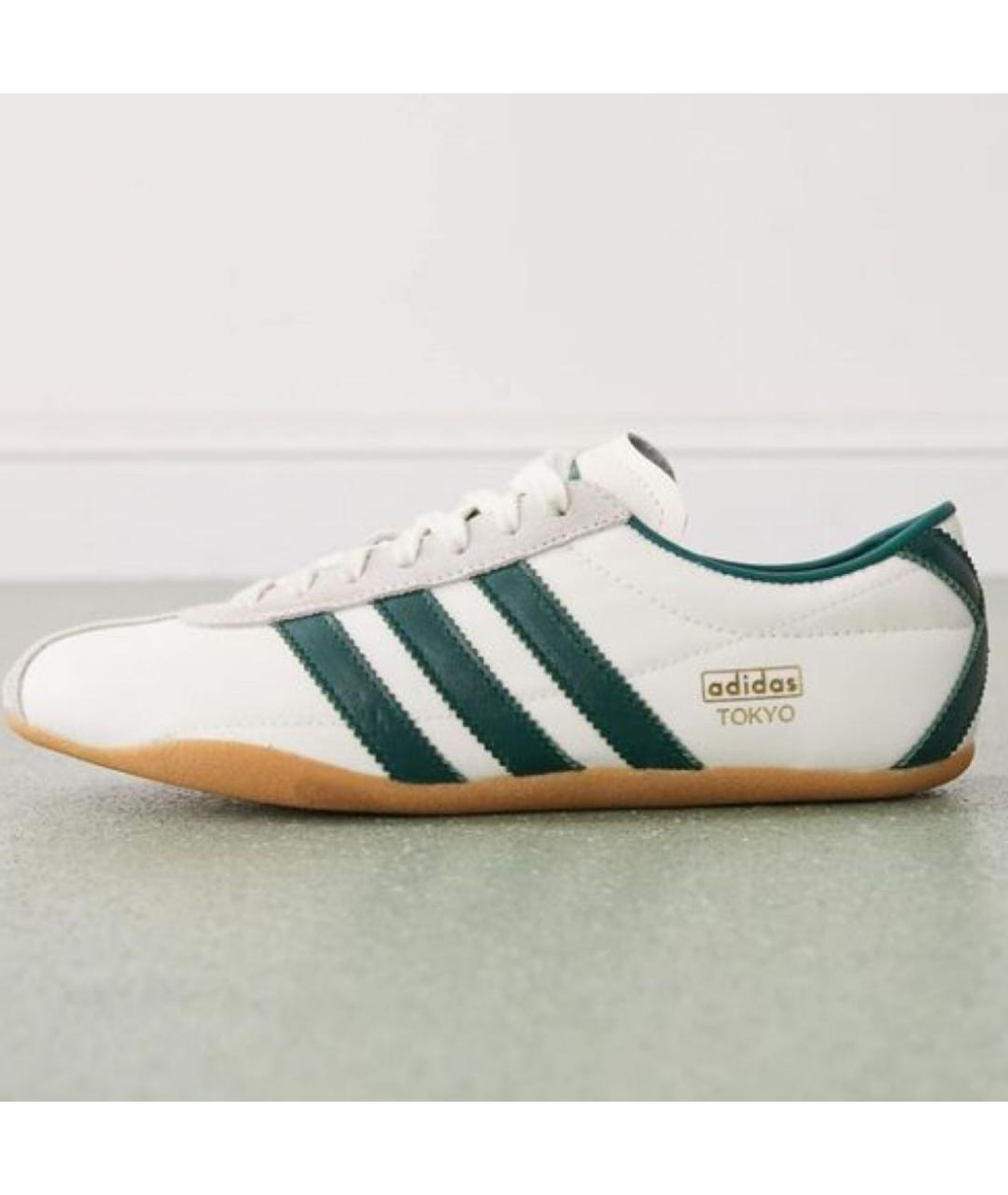 ADIDAS Белые кожаные кеды, фото 4