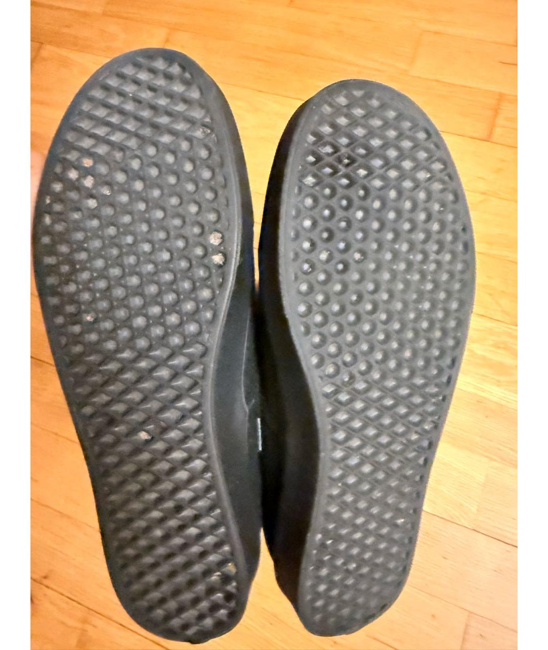 VANS Черные текстильные низкие кроссовки / кеды, фото 5