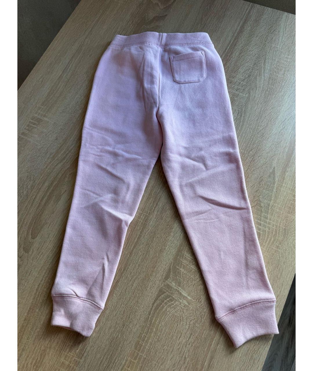 POLO RALPH LAUREN Розовые хлопковые брюки и шорты, фото 2