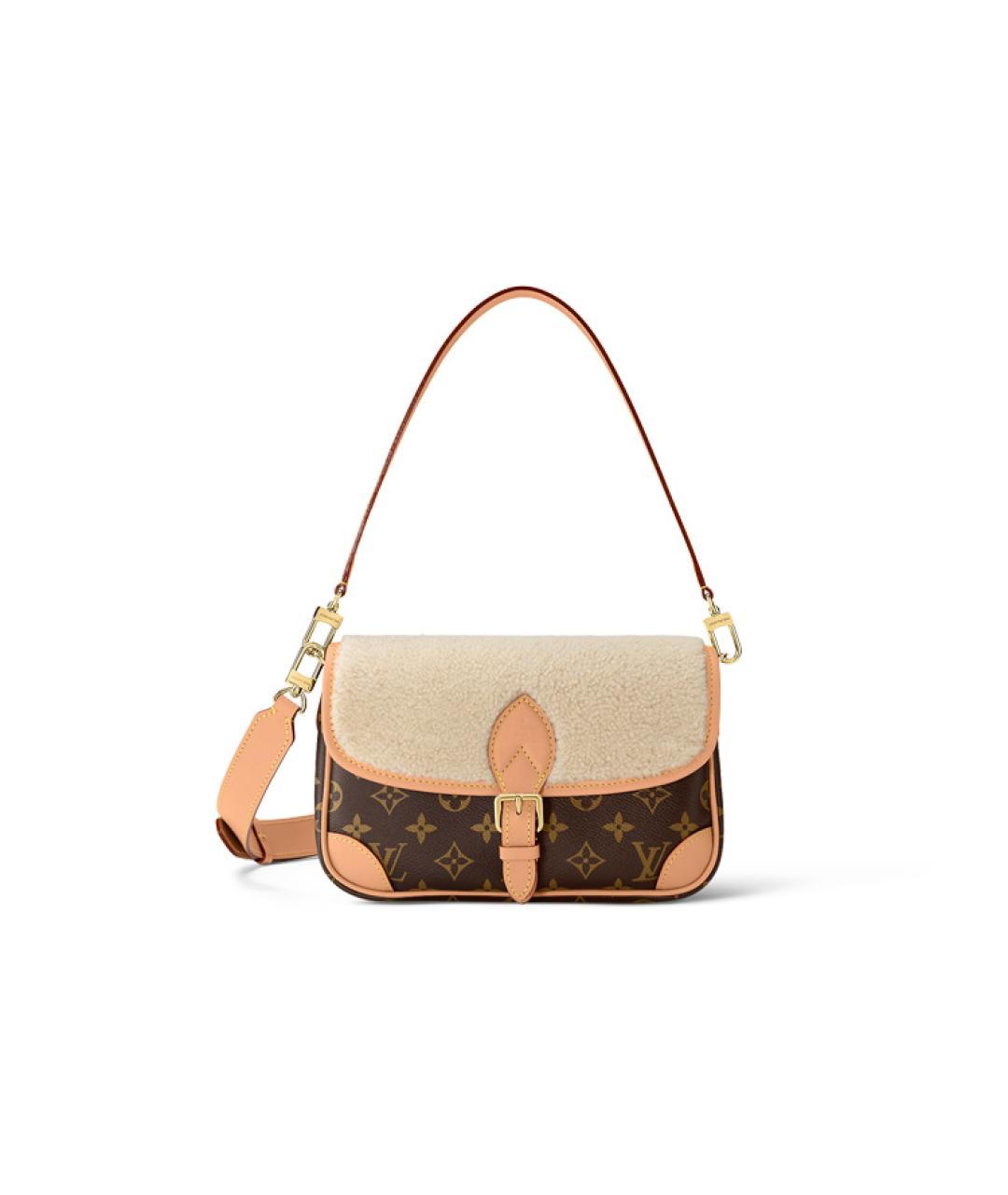 LOUIS VUITTON Коричневая сумка через плечо, фото 6