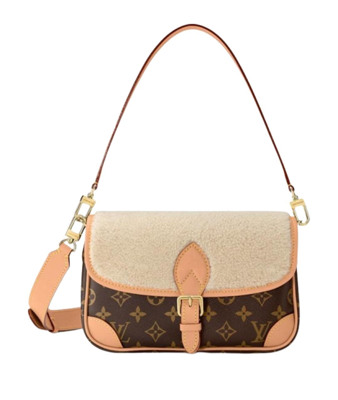 LOUIS VUITTON Коричневая сумка через плечо, фото 5