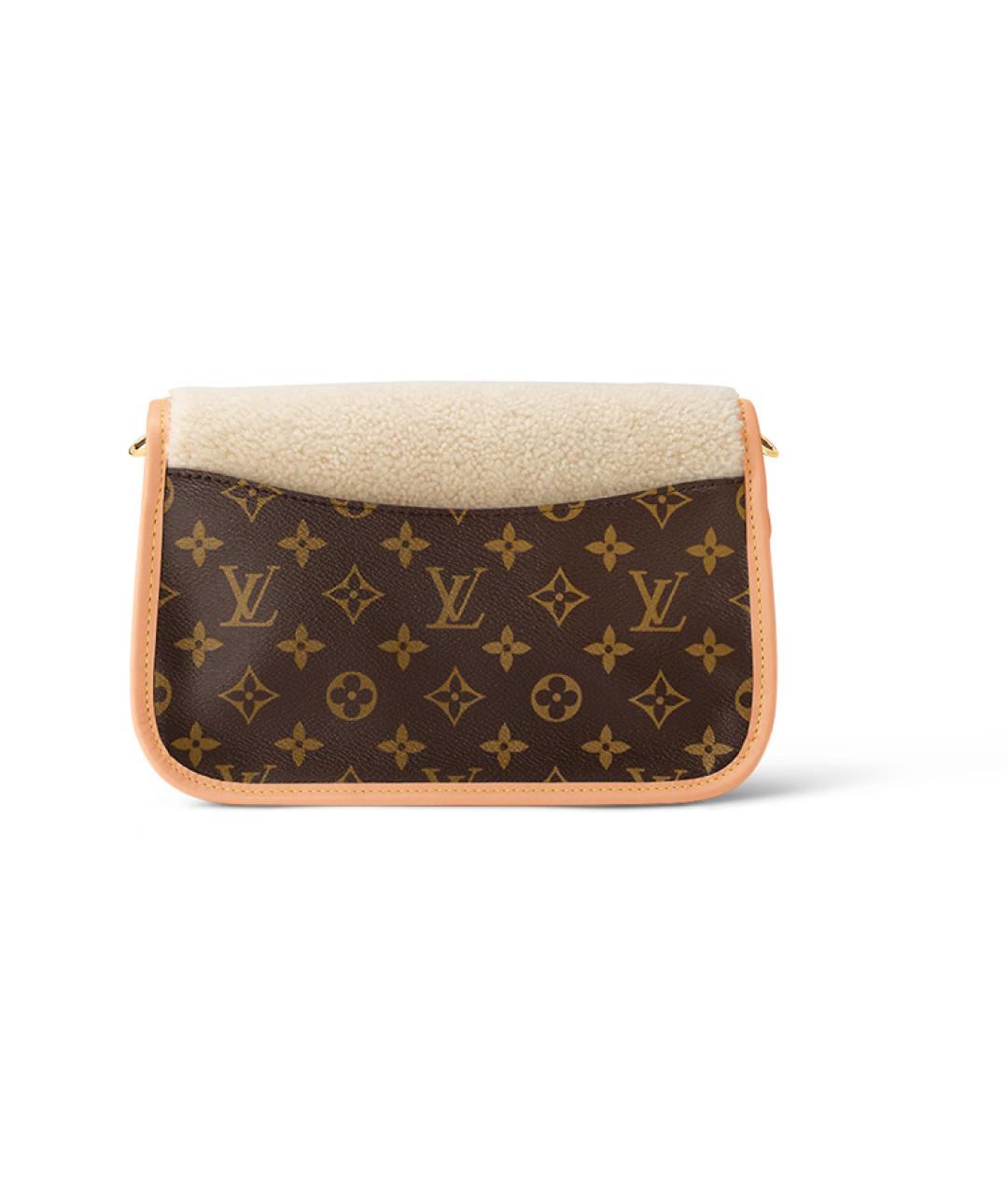 LOUIS VUITTON Коричневая сумка через плечо, фото 4