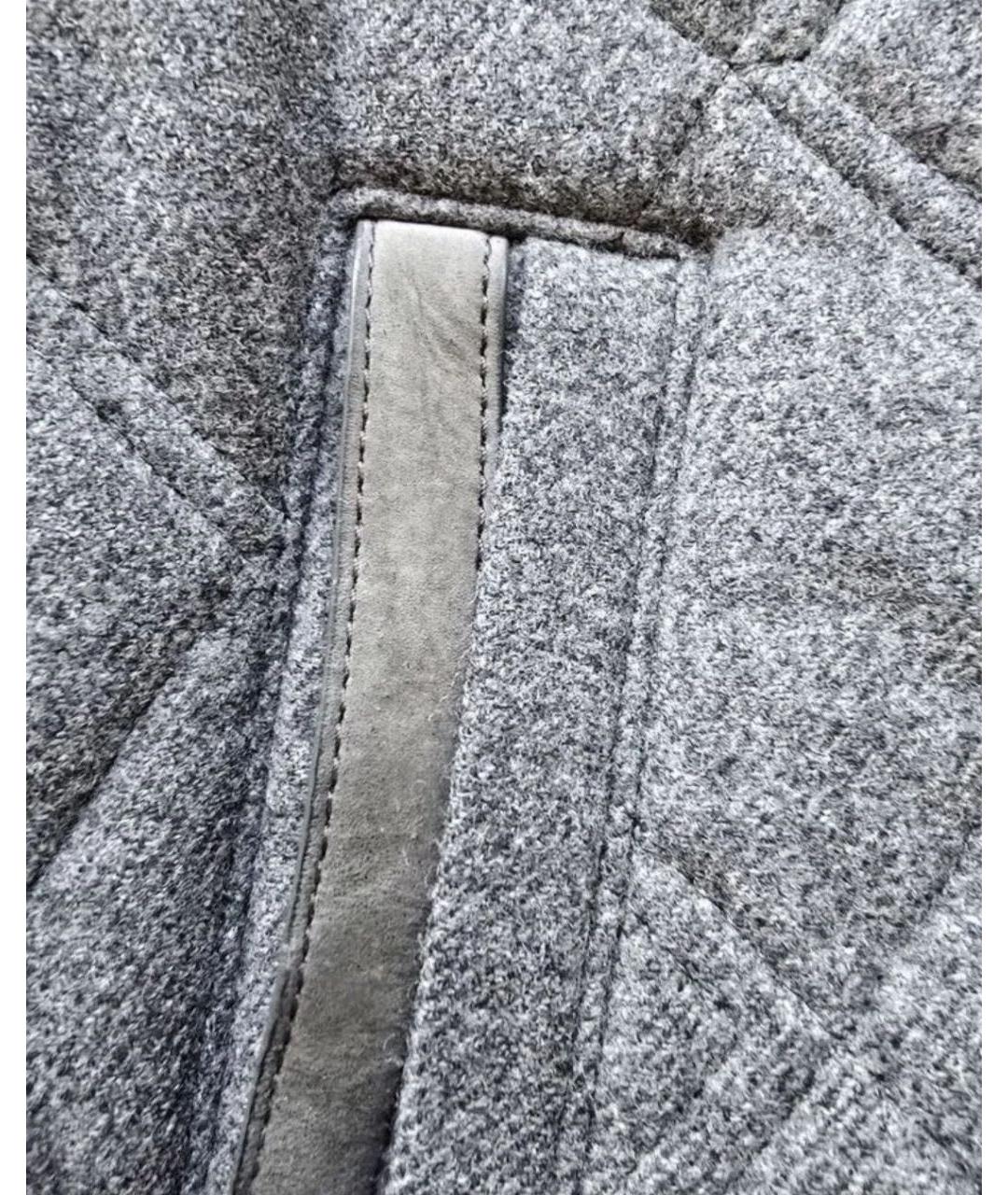 ERMENEGILDO ZEGNA XXX Серая шелковая куртка, фото 7
