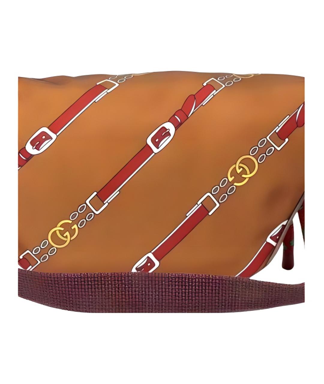 GUCCI Коричневая поясная сумка, фото 4