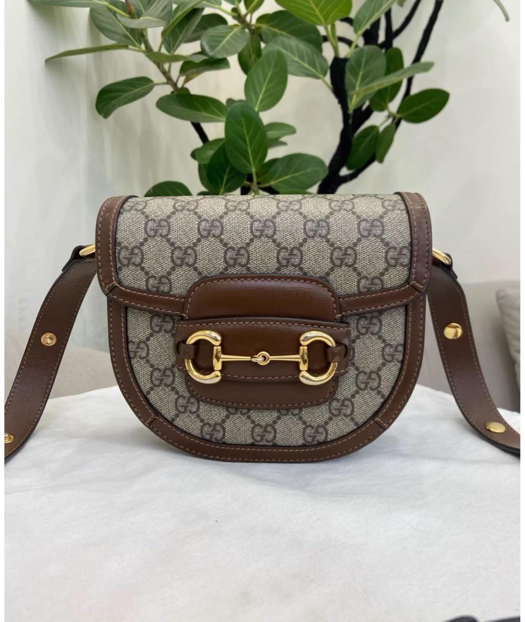GUCCI Бежевая сумка с короткими ручками, фото 2